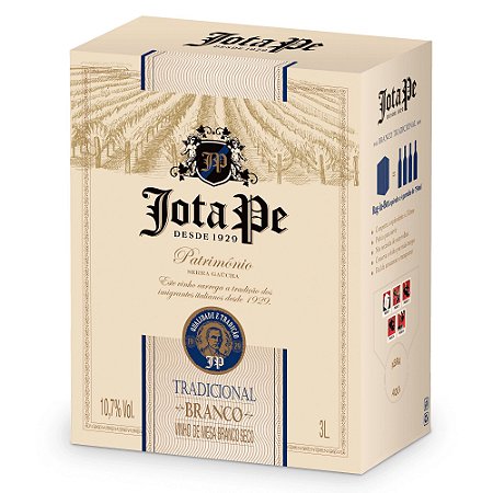 Casa Perini Jota Pe Tradicional Branco Seco Bag in Box 3L