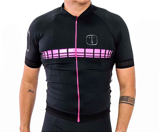 Camisa Ciclismo AHAU Racing Pink - Masculina