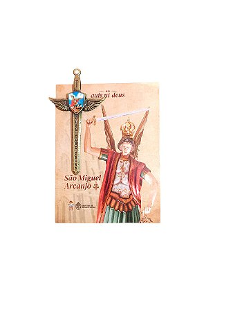 ESPADA DE SÃO MIGUEL ARCANJO DOURADA