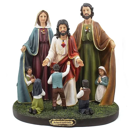 Imagem NOS BRAÇOS DA SAGRADA FAMÍLIA 30cm.
