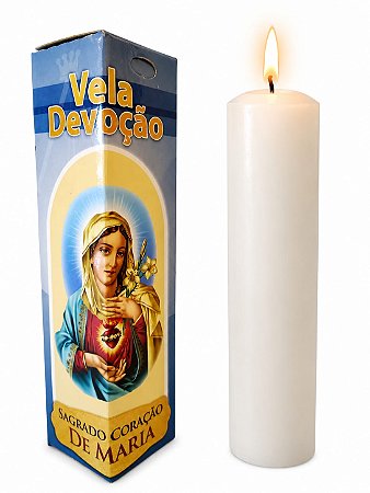 Vela Imaculado Coração de Maria Devocional