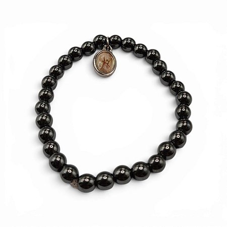Pulseira de Hematita Personalizada