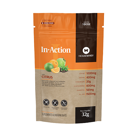 IN-ACTION - Citrus - sachê individual 32g