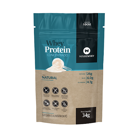 SACHÊ WHEY PROTEIN CONCENTRADO NATURAL - 34g
