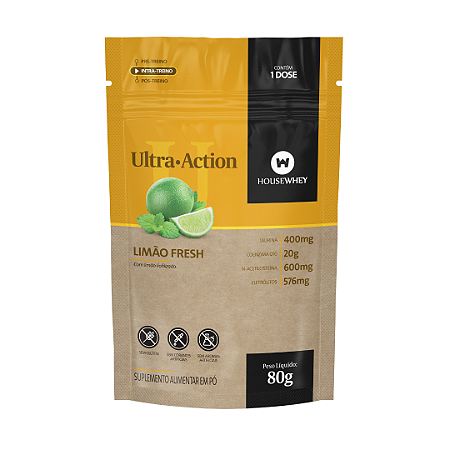 ULTRA ACTION - LIMÃO FRESH - caixa com 12 sachês