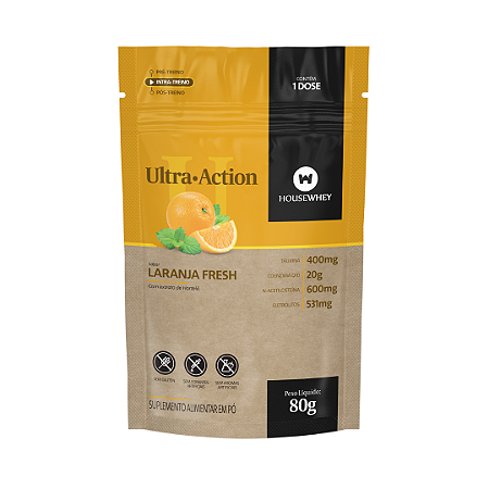 ULTRA ACTION - LARANJA FRESH - caixa com 12 sachês