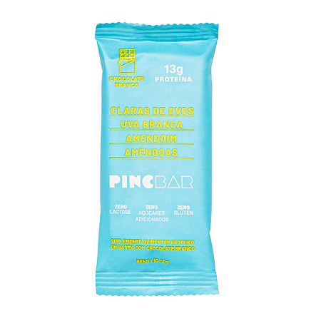 PINCBAR -Barra de Proteína - Chocolate Branco - 50g