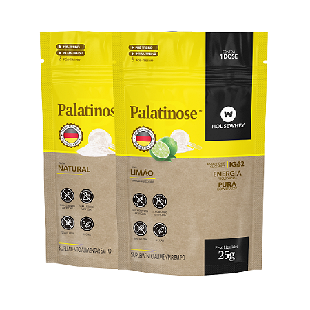 PALATINOSE -  LIMÃO E SEM SABOR - caixa mista  com 25 sachês de 25g