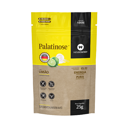 PALATINOSE - LIMÃO - caixa com 25 sachês de 25g