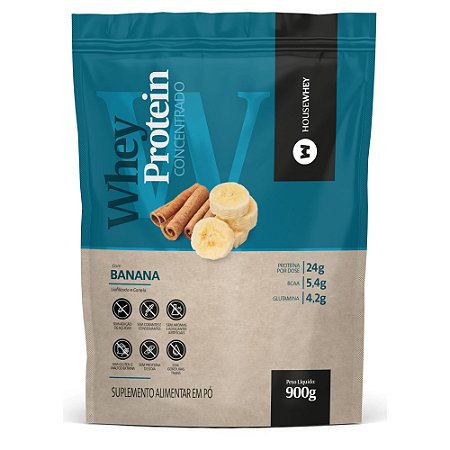 WHEY PROTEIN CONCENTRADO - BANANA COM CANELA - 900g