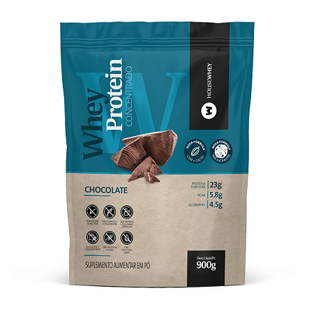 WHEY PROTEIN CONCENTRADO - CHOCOLATE - 900g