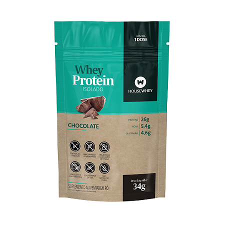 WHEY PROTEIN ISOLADO - CHOCOLATE - caixa com 15 sachês de 34g
