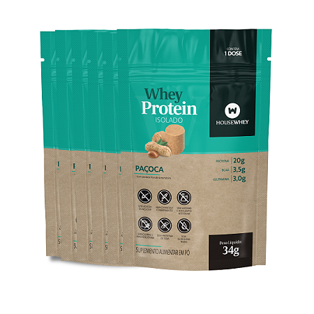 WHEY PROTEIN ISOLADO - MIX DE SABORES - caixa com 15 sachês de 34g