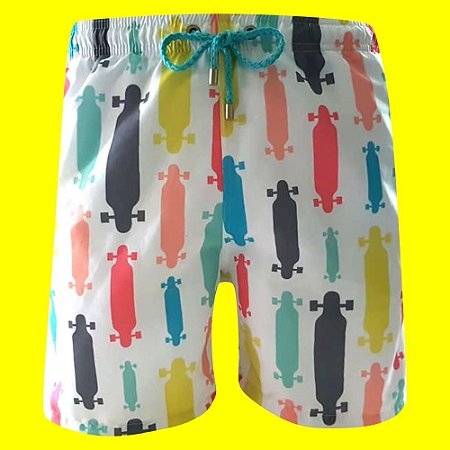 Short Água Harman Branco Longboard