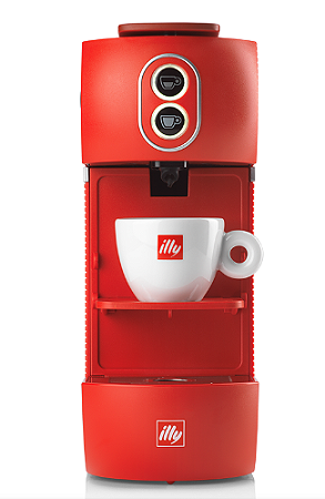 Máquina de Café com sachês E.S.E - illy Easy Vermelha 110v ou 220v