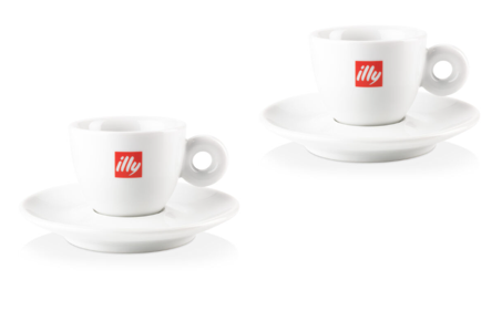 Kit c/ 02 Xícaras Espresso c/ pires illy 60ml