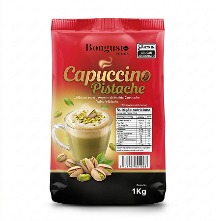 Cappuccino Sabor Pistache Bongusto 1kg