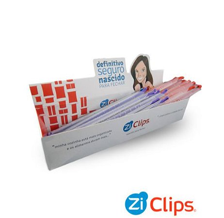 Kit com 25 ZiClips - Veda qualquer embalagem!