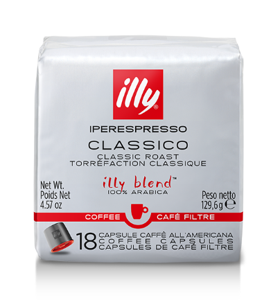 Café illy Cápsula iperEspresso Coado Clássico - 18 unid.