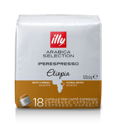 Café illy Cápsula iperEspresso Étiópia - 18 unid.