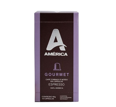 Café em Cápsulas América Gourmet - 10 Unidades