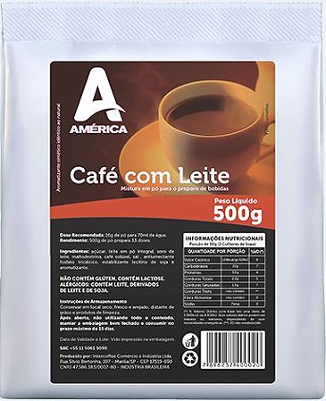 Café com Leite América Solúvel - 500g