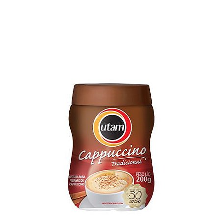 Cappuccino Utam Clássico - Pote de 200g