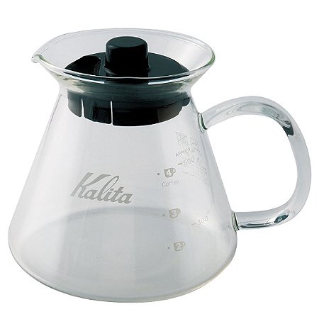 Jarra de vidro com alça de vidro Kalita 500 ml