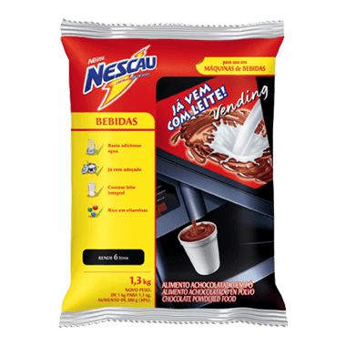 Achocolatado Vending Nescau 1,3 Kg - Nestlé