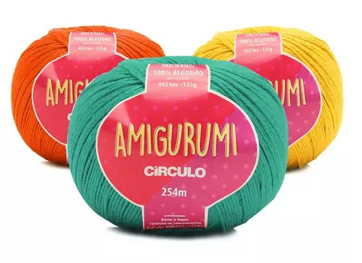 S.O.S Aviamentos - Fio Amigurumi Circulo 254m (Diversas Cores)