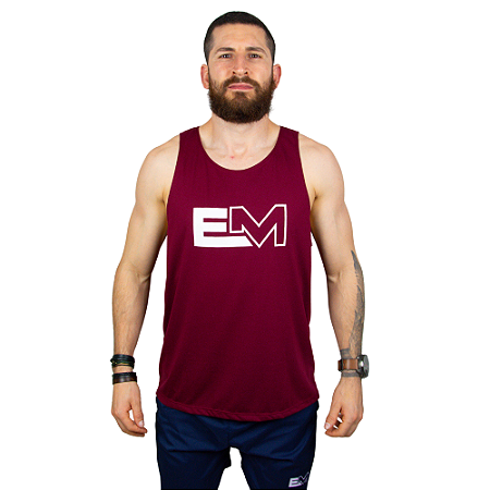 Camiseta Regata EM Masculina Bordô