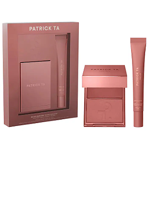 Patrick TA Powder Blush Duo & Lip Balm Makeup Gift Set