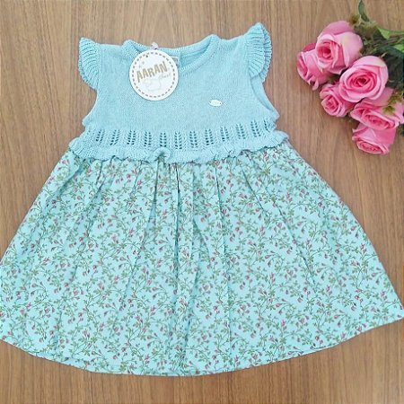 vestido de trico bebe