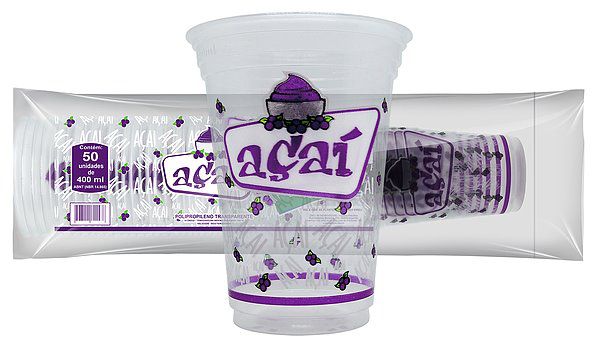 como fazer copo de acai