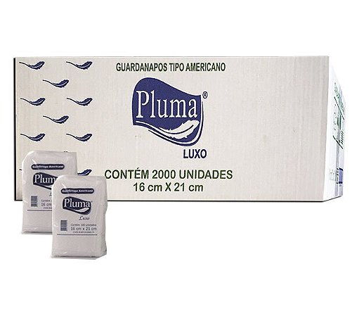 Guardanapo Tipo Americano 16x21cm Pluma 2000 Unidades