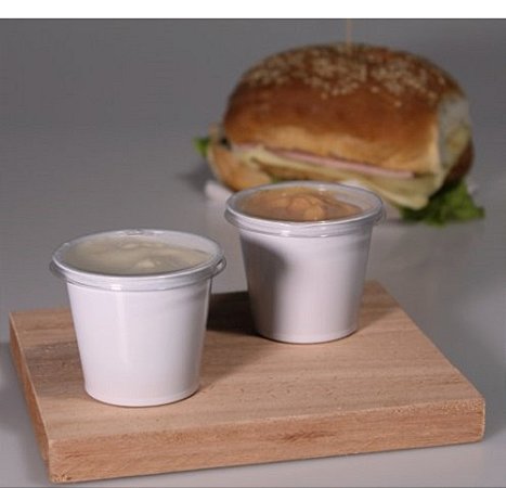 G697 Galvanotek Pote Molhos/Shoyu 60ml Branco Cj 700 Unidades