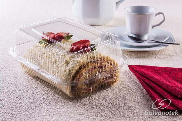 GA20 Galvanotek Lunch Box Retangular 100 Unidades