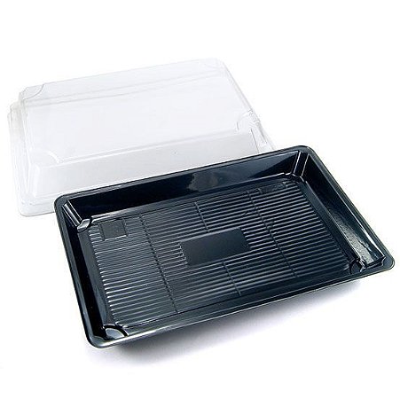 Embalagem Retangular Sushi II Combinados 100 Unidades