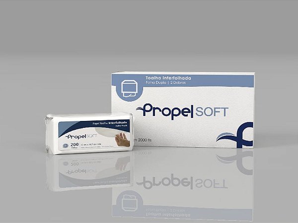 Papel Toalha Interfolhado Propel F. Dupla 32g 2000 Folhas