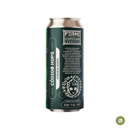 Cerveja Fermi Código Hops New England IPA - Lata 473 ml