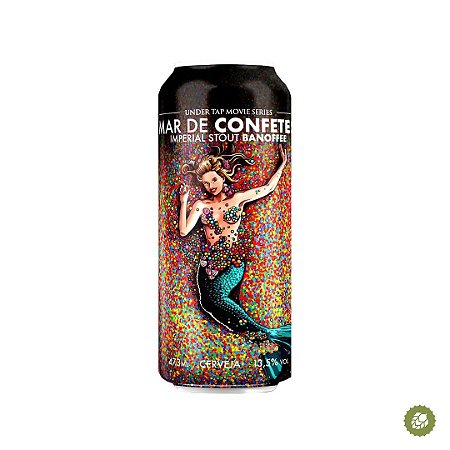 Cerveja Under Tap Brewing Mar de Confetes  Imperial Stout - Lata 473ml