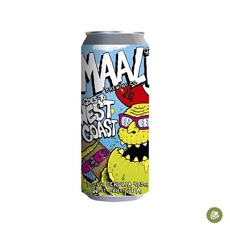 Cerveja Maali Brewing Maali Goes To West Coast TDH West Coast IPA - Lata 473ml