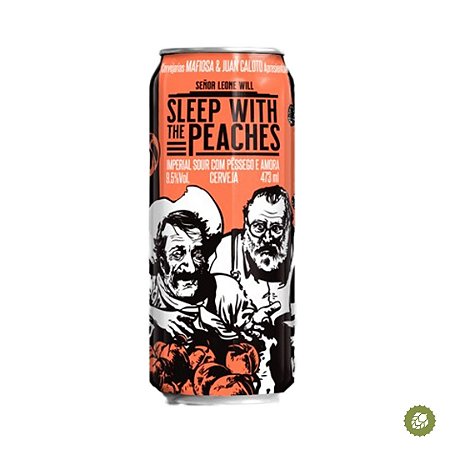 Cerveja Mafiosa & Juan Caloto Sleep With The Peachs Imperial Sour - Lata 473ml