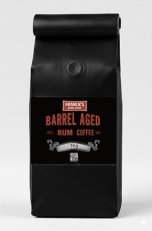 Kilão de café maturado em barril de rum