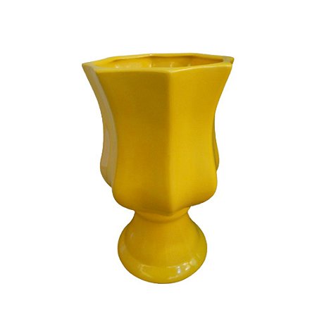 VASO ACRE CERÂMICA AMARELO