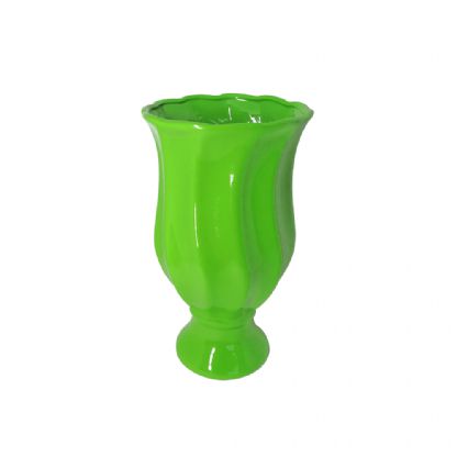 VASO ONDULADO VERDE LIMAO