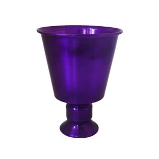 VASO DE METAL CONE ROXO