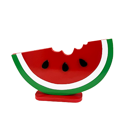 DISPLAY MDF FRUTINHAS MELANCIA MORDIDA VERMELHA