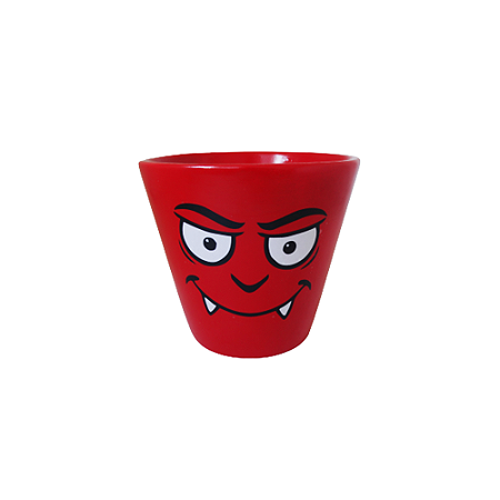 CACHEPOT HALLOWEEN VAMPIRO VERMELHO