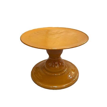 Prato Mosaico Pé Simples Só Boleiras 14,5X22 Mostarda